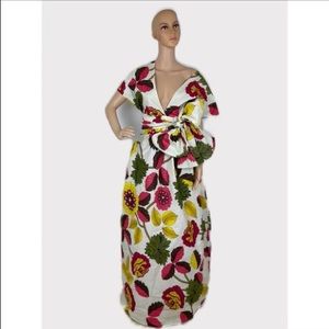 Handmade African print Ankara Handmade Infinity Floral Maxi Dress